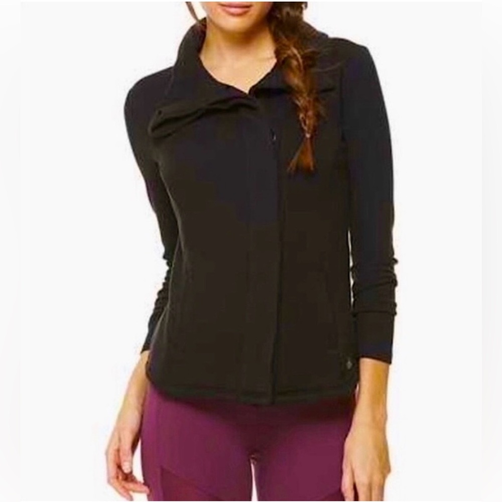 ALO Yoga Harbor Lightweight Jacket In Black Size Small - EUC